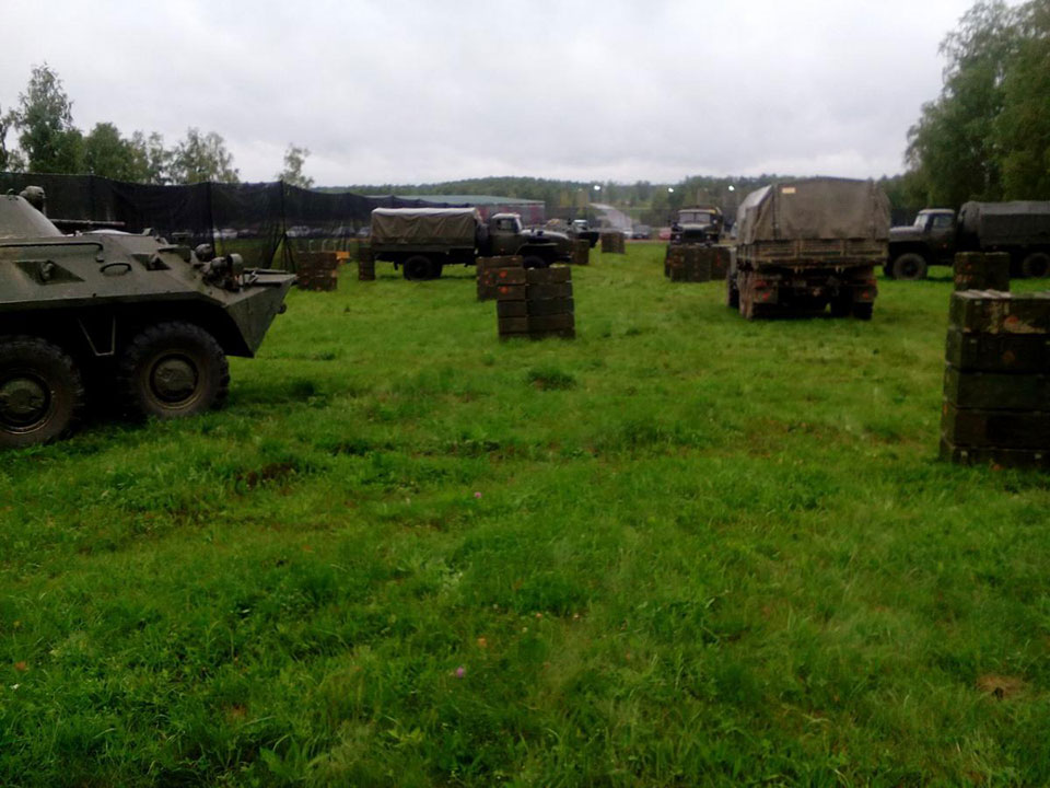 Полигон Алабино 13 августа. Показательный этап