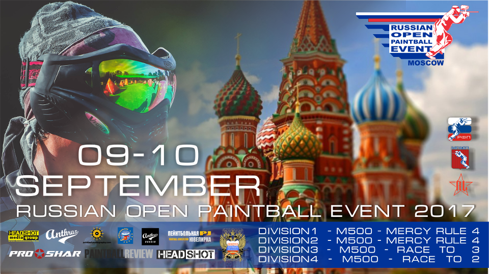 Russian Open Paintball Event ROPE 2017