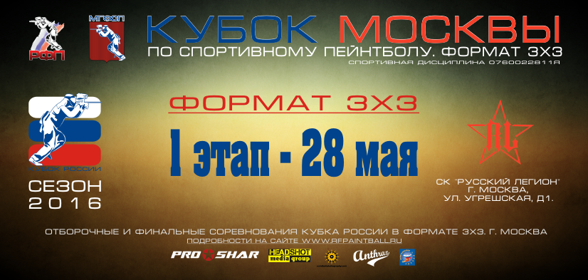 1-й этап Кубок Москвы 2016, формат 3x3